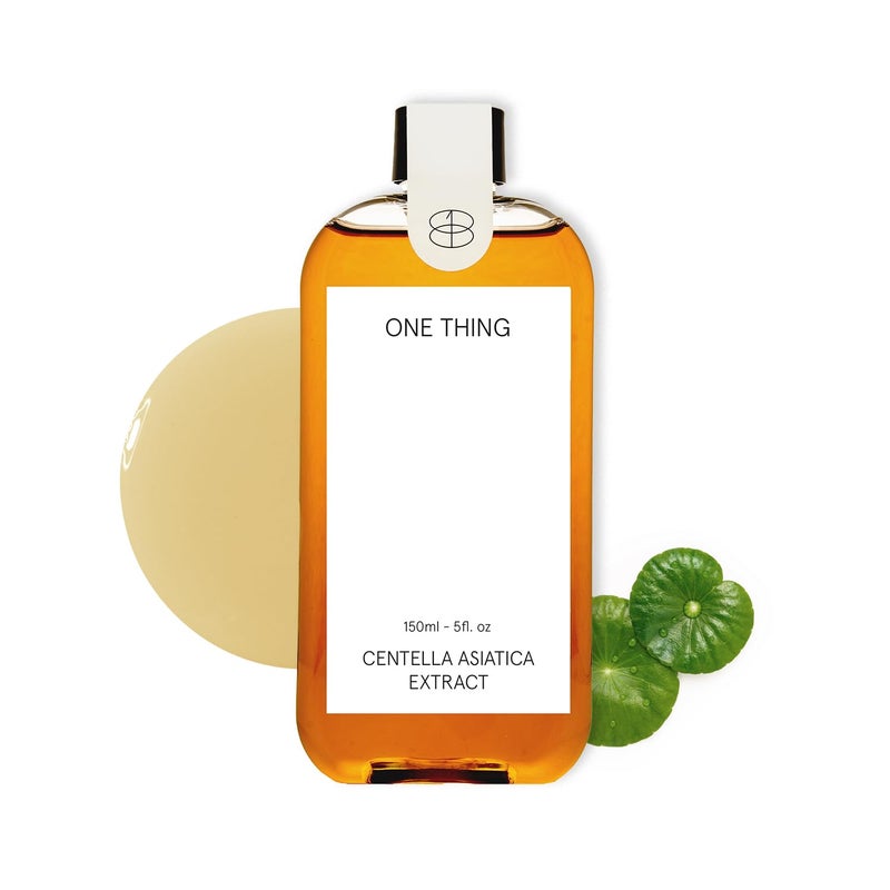 ONE THING تونر ONE THING مستخلص سنتيلا أسياتيكا 5.07 أونصة سائلة | مرطب ومهدئ للاستخراج للوجه للبشرة الحساسة والدهنية المعرضة لحب الشباب، سنتيلا نقية، تخفيف الاحمرار والتهيج | عناية بالبشرة الكورية النباتية - Image 1
